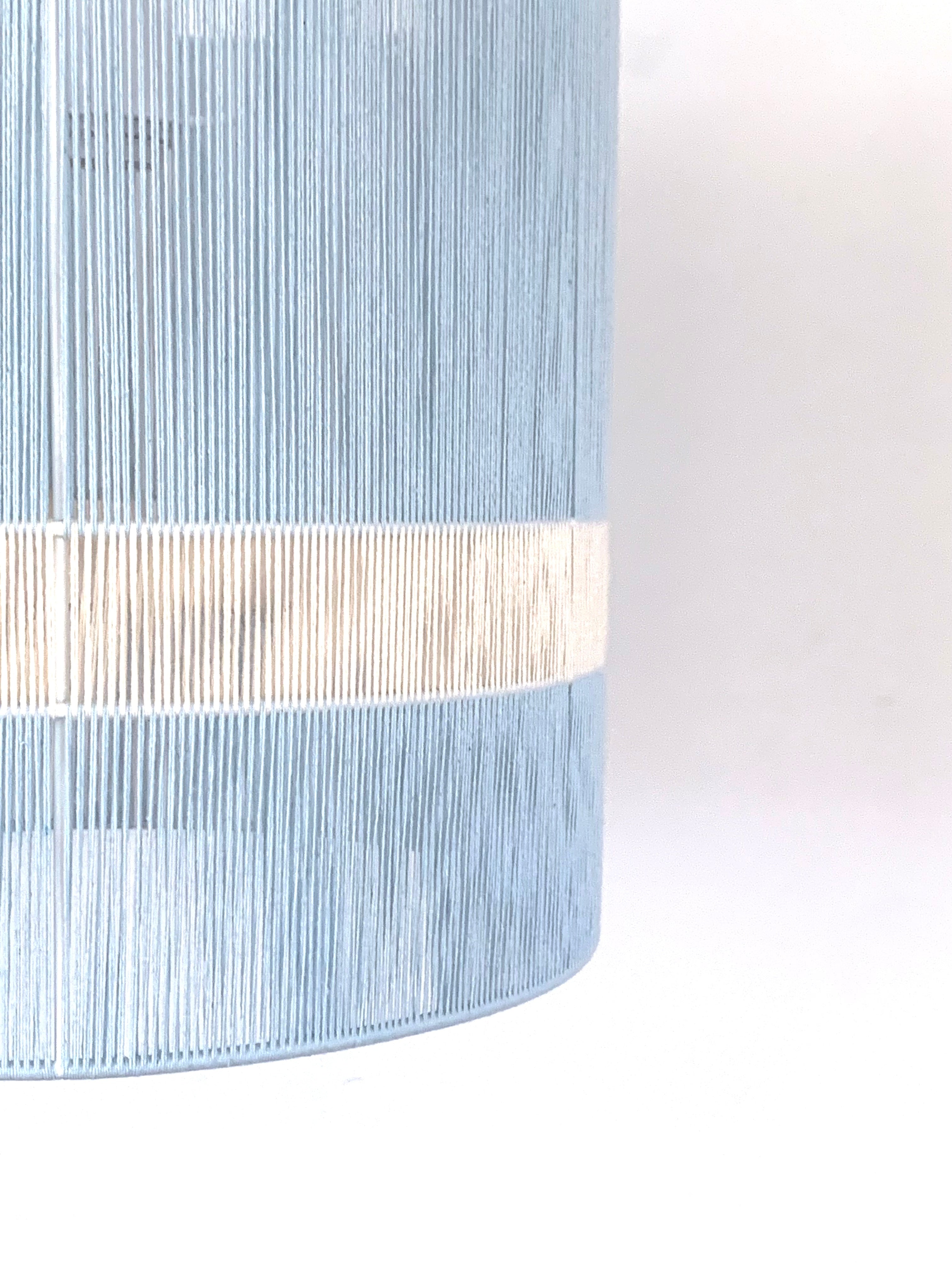 close view of Hey Day Baya Large pendant light in lilac and eucalyptus by Skye Lightly

